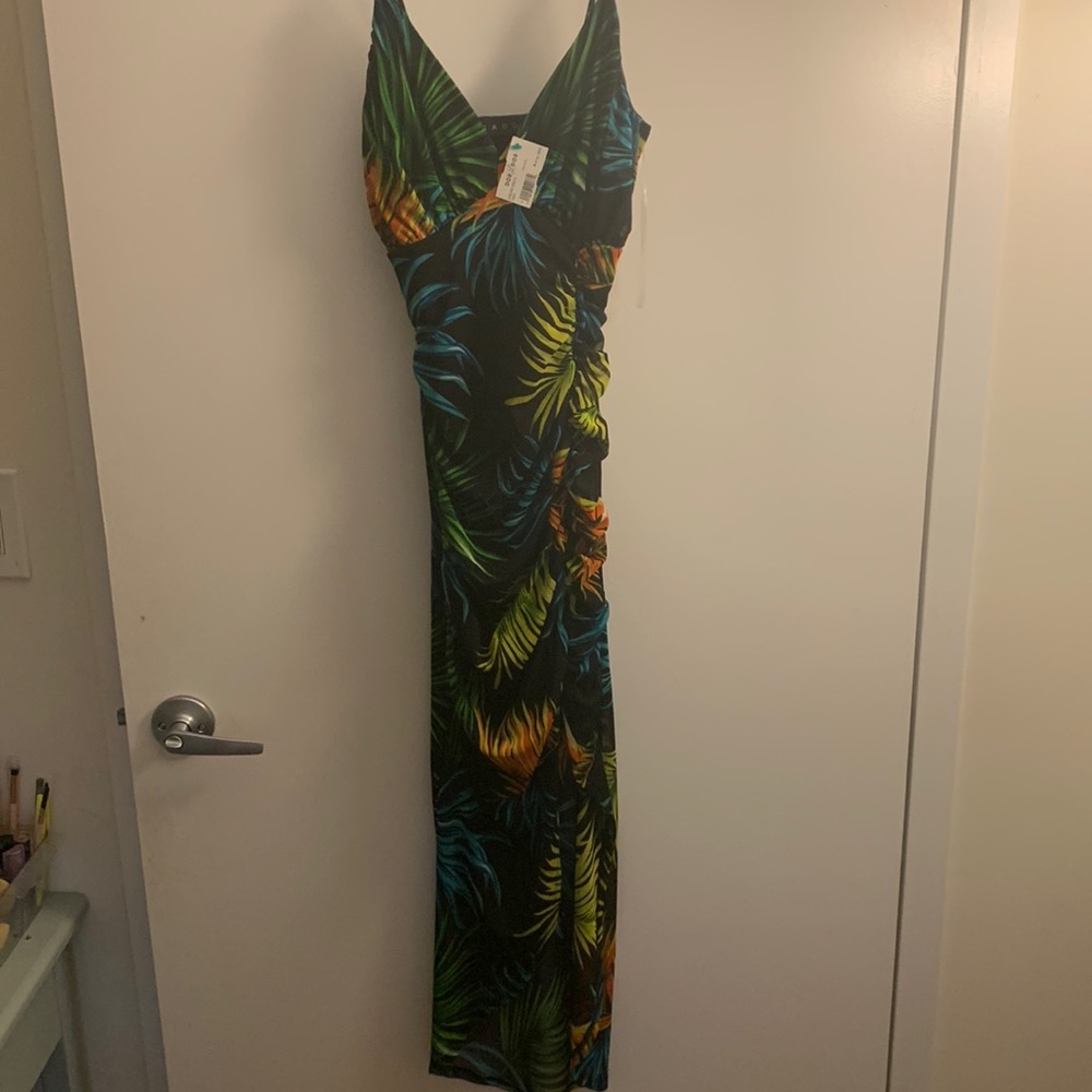Printed cocktail dress